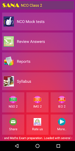Android application NCO 2 Cyber Olympiad screenshort