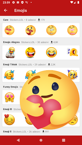 Android application Emoji and Memoji Sticker Maker screenshort