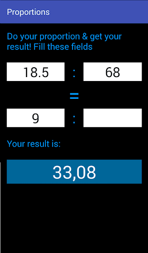 Proportions only easy and fast Screen 2