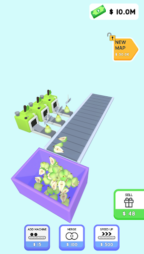 Android application Slice Factory Idle screenshort