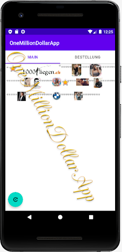 Android application OneMillionDollarApp screenshort