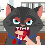 Angry Cat Finger Cutter Game icon