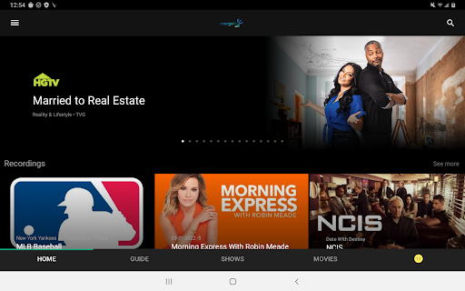 Screenshot of MergeTV
