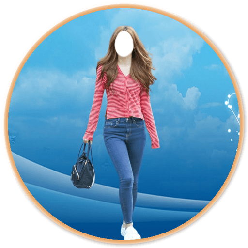 Women in Jeans Photo Frame logo