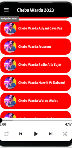 اغاني وردة شارلومانتي Warda Screen 2