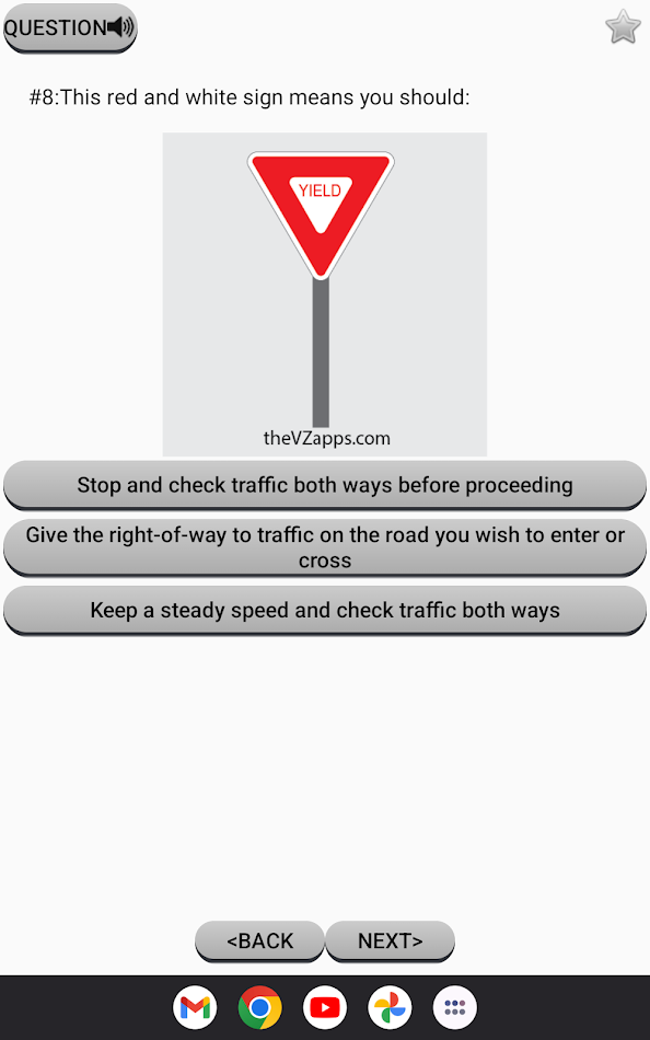 #8. CA Permit Test Practice (Android) Podle: VZ INC APPS