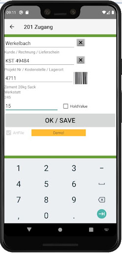 AE Mobile Storage App Screen 2