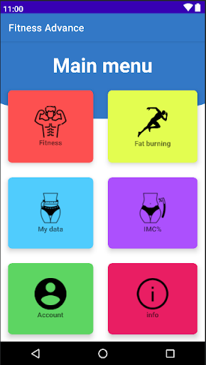 Fitness Advance Screen 3