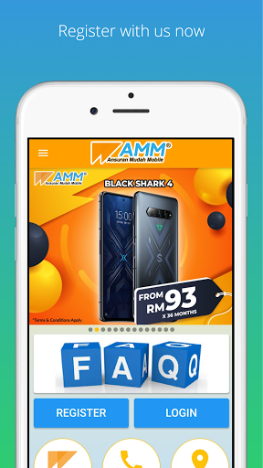 Android application AMM Ansuran Mudah Mobile screenshort