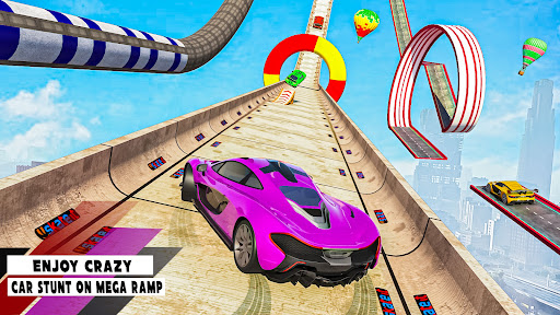 Crazy Car Stunts - Mega Ramp screenshots 1