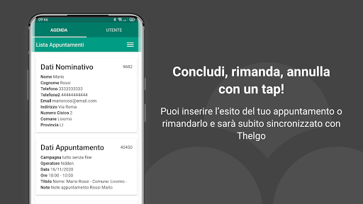 Thelgo Agenda Screen 3