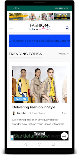 Fashion And Style Club Screen 2