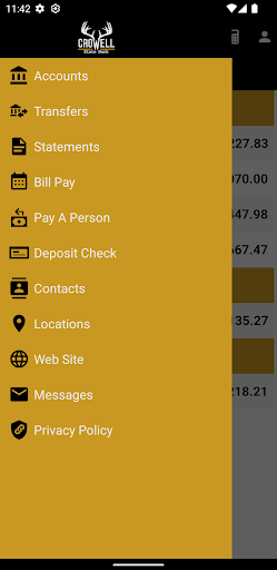Crowell State Bank Mobile Screen 2