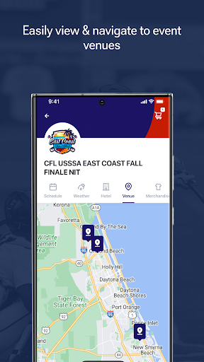 Screenshot of USSSA