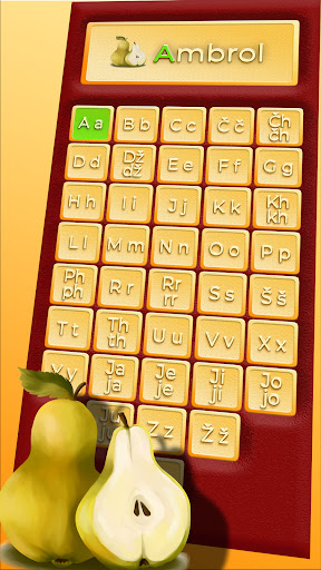 Android application Rromano alfabeto screenshort