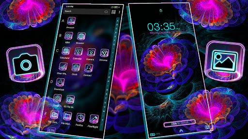 Trippy Art Neon Launcher Screenshot 3 - AppWisp.com