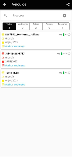 Seu Rastreamento Screen 3