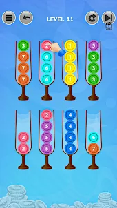 Coin Puzzle:Sort'n Merge Coins