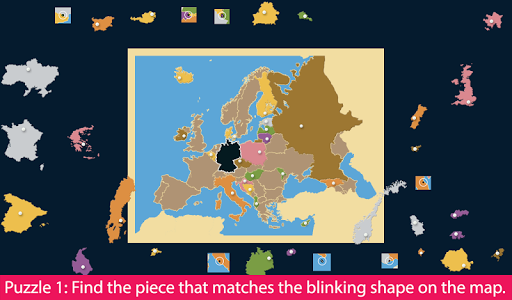 Europe - Montessori Geography Screen 3