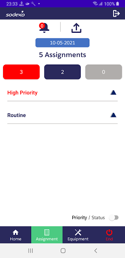 SMS E-Daily Assignment Screen 2