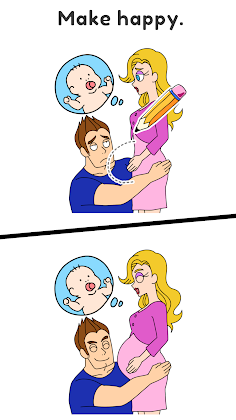 Draw Happy Baby : Puzzle Game - Screenshot 3