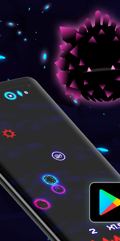 Neon Duet : Dodge and collect  - Screenshot 3