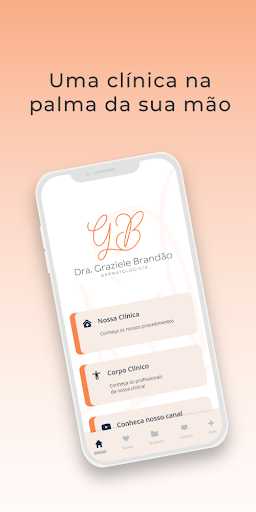 Android application Dra. Graziele Brandão screenshort