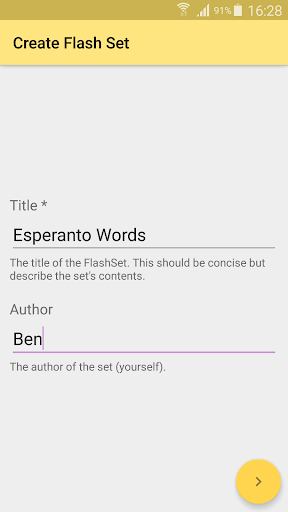 Android application DIY FLASHCARDS: FlashCards Mak screenshort
