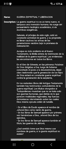 Guerra Espiritual & Liberacion Screen 3