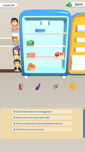 Fridge Sort Screen 2