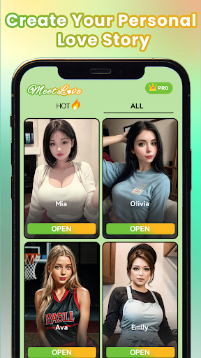 MeetLove - Your AI Girlfriend Screen 2
