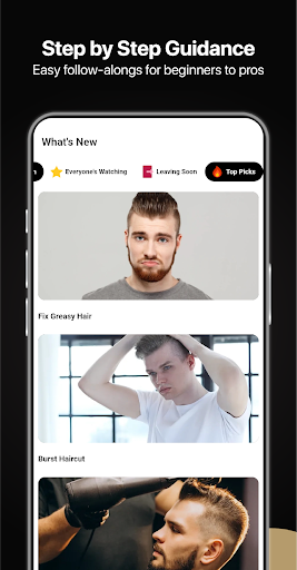 Screenshot of Mens Hairstyles And Haircuts