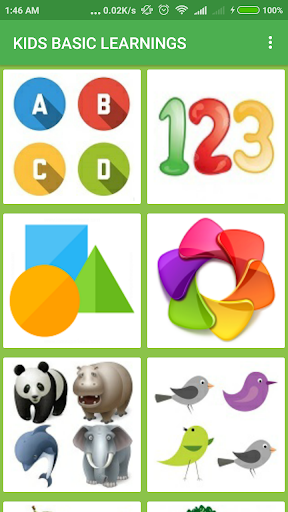 Kids Basic Learning Screen 2