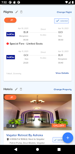 Mint Bookings Screen 2