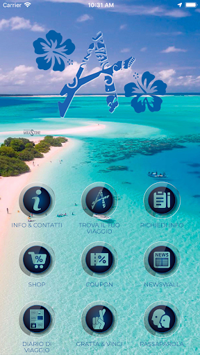 Android application Atonga Viaggi screenshort