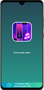 Rock music piano