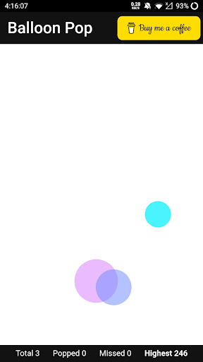 Balloon Pop Screen 2