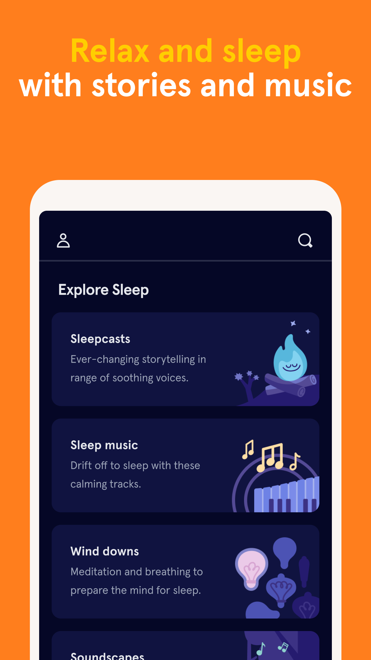 Android application Headspace: Mindful Meditation screenshort