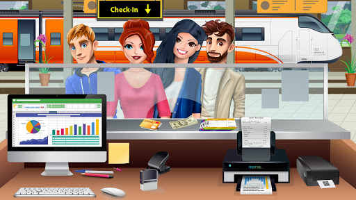 Android application Subway Train Manager Cashier screenshort