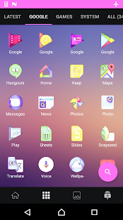 Sunshine - Екранна снимка на пакет с икони
