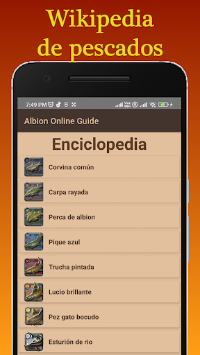 Android application Guide Albion Wiki screenshort