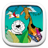 Safari Animals Coloring Pages icon