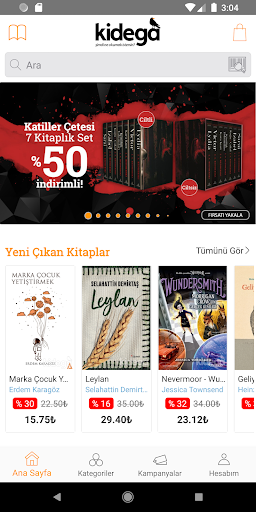Android application Kidega screenshort