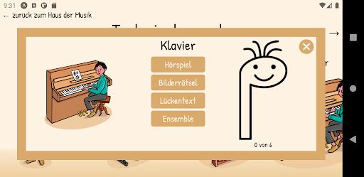 Musikschul-App Screen 3