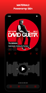 Matériau2 PowerAmp v3 Skin APK 2