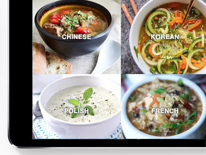 Soup Recipes app Screenshot