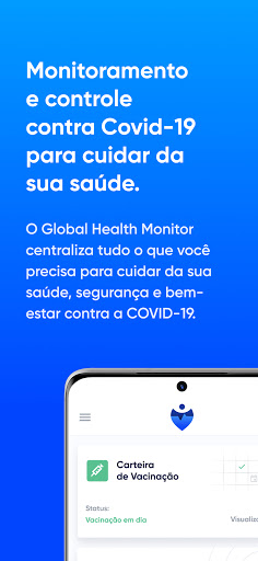 Android application Global Health Monitor screenshort