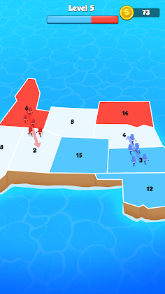 City Grow Game : Conquer war - Screenshot 1