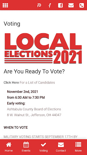 Android application Ashtabula County Republican Pa screenshort