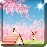 Sakura Live Wallpaper FREE icon